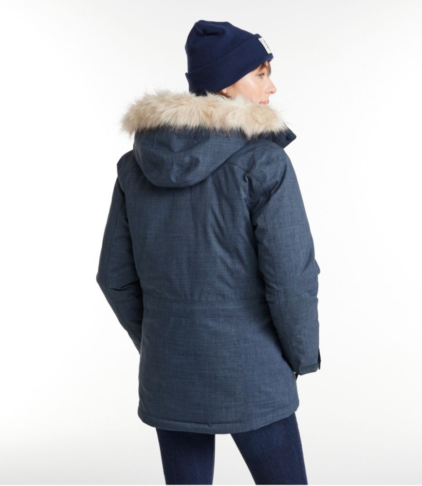 ladies fur parka