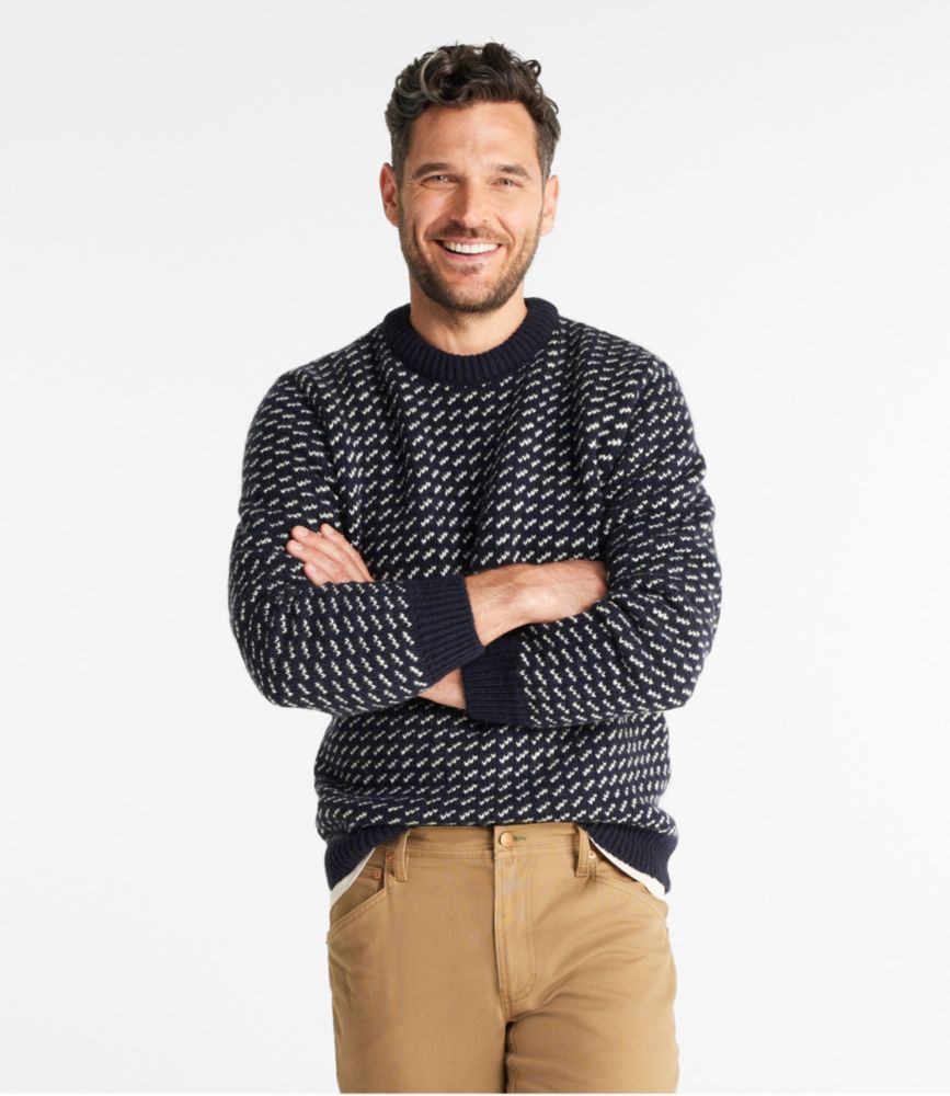 ll bean men's crewneck sweatshirt