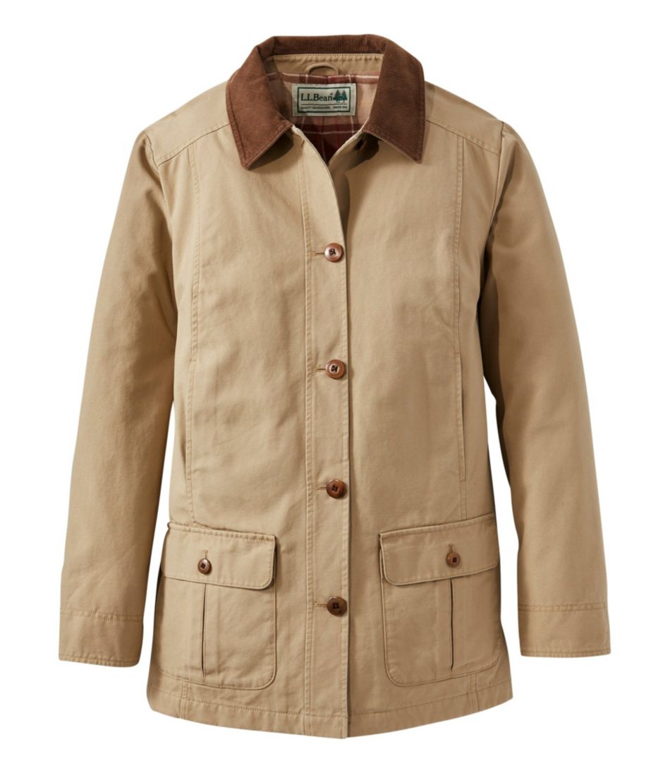 Women's Adirondack Barn Coat, Flannel-Lined | Casual Jackets at L.L.Bean