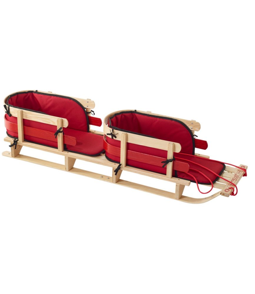 Kids' Pull Sled and Cushion Set, Tandem, , small image number 1