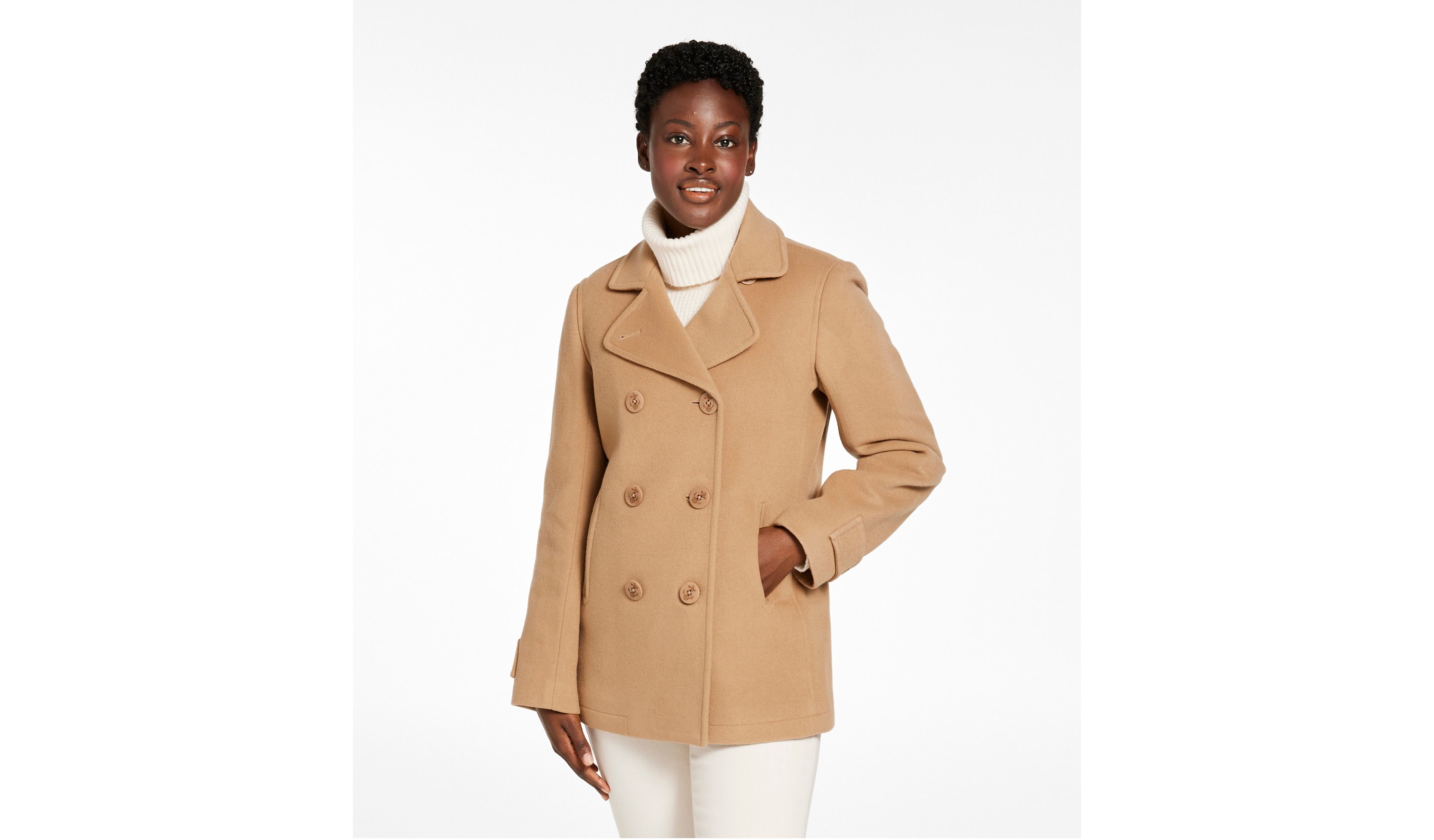 Women's Classic Lambswool Peacoat
