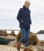 Ll bean pea coat womens hotsell