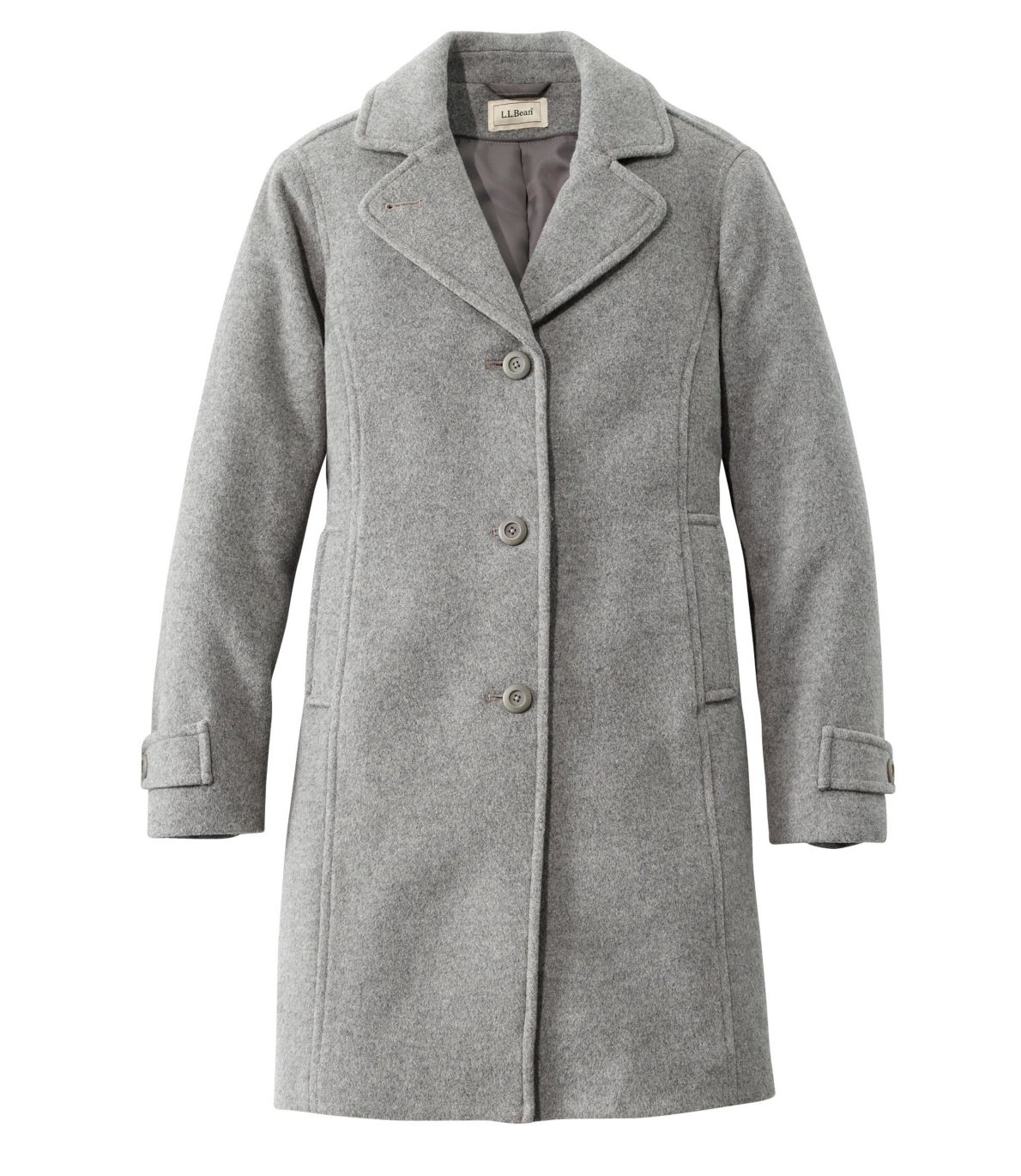 Ll bean classic shop lambswool polo coat