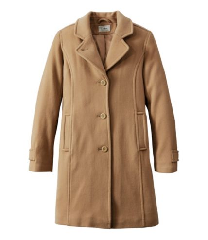 Women's Wool-Blend Dad Coat, Women's Coats & Jackets