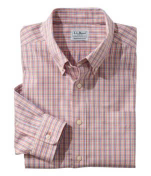 Men's Wrinkle-Free Pinpoint Oxford Cloth Shirt, Traditional Fit Tattersall