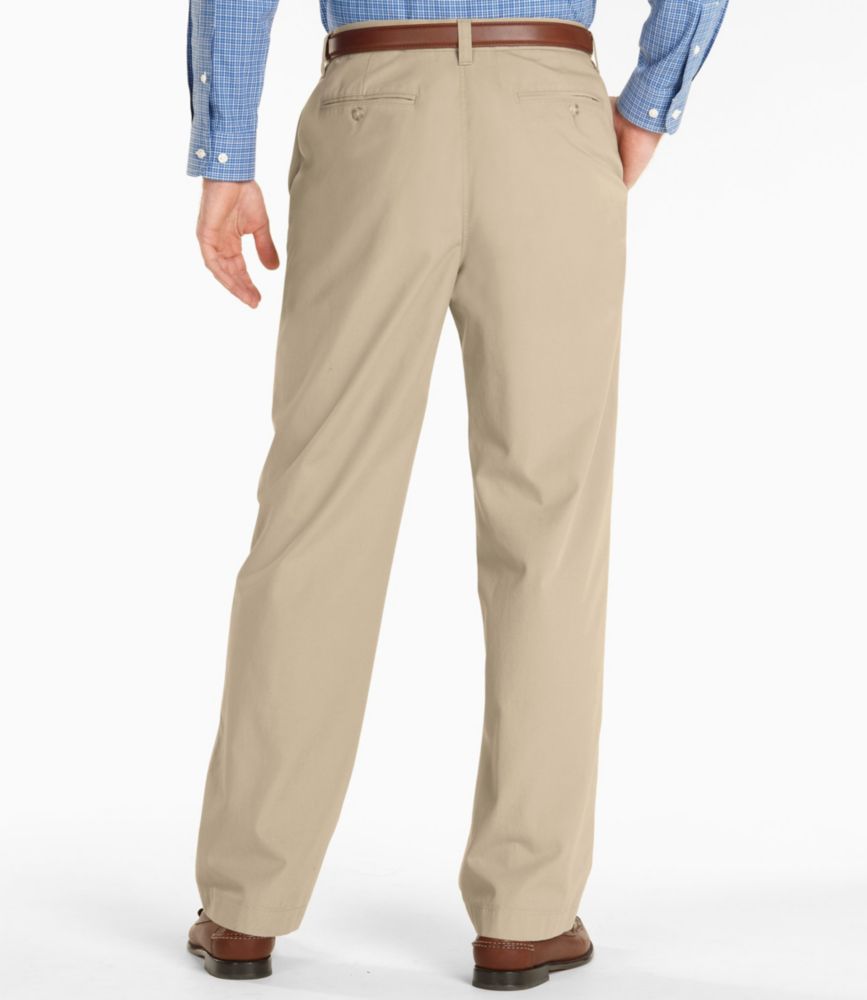 Men's EasyCare Bush Poplin Pants, Natural Fit, Plain Front
