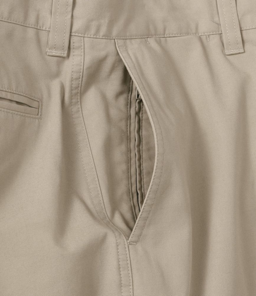 Men's EasyCare Bush Poplin Pants, Classic Fit Plain Front