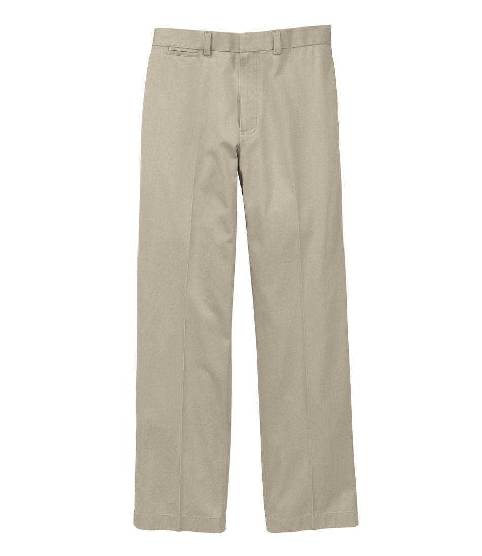 Men's Wrinkle-Free Dress Chinos, Classic Fit Plain Front