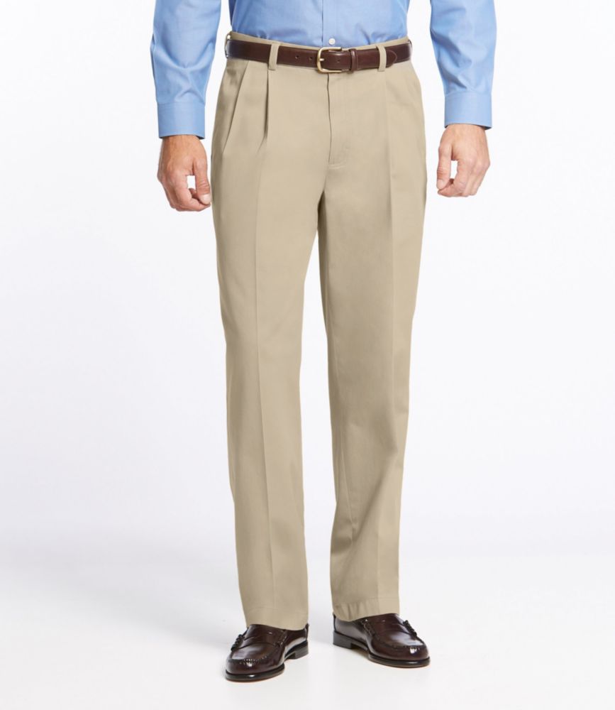 Men's WrinkleFree Dress Chinos, Classic Fit Pleated Pants & Jeans at