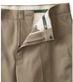 Men's Wrinkle-Free Dress Chinos, Natural Fit Plain Front