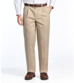 Men's Wrinkle-Free Dress Chinos, Natural Fit Hidden Comfort Pleated