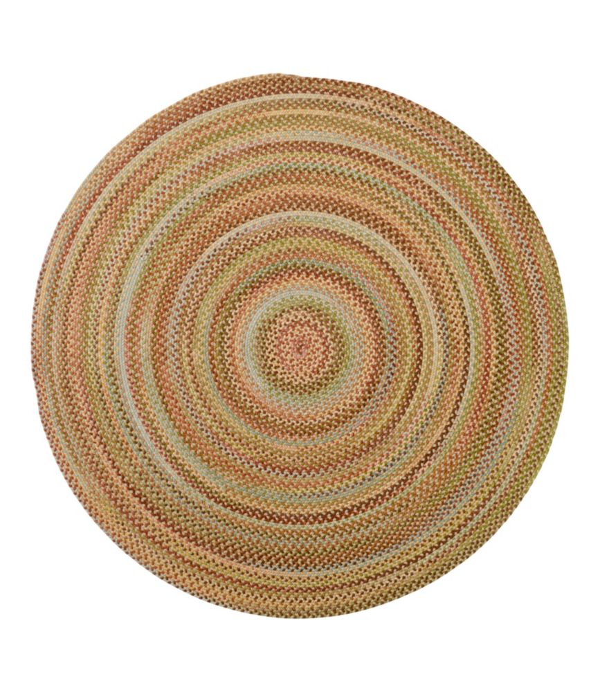 L.L.Bean Braided Wool Rug, 6' Diam.