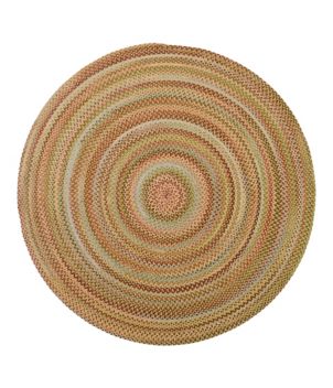 L.L.Bean Braided Wool Rug, 6' Diam.