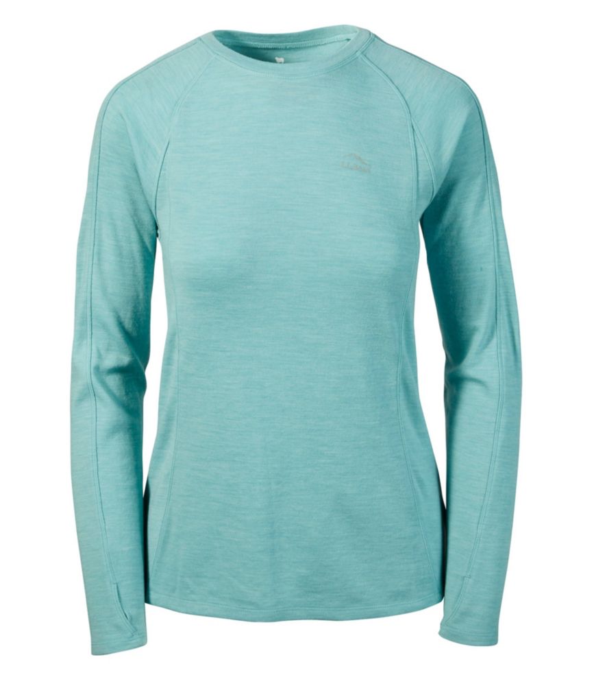 Women's Cresta Wool Midweight 250 Base Layer, Crew Base Layers at L.L