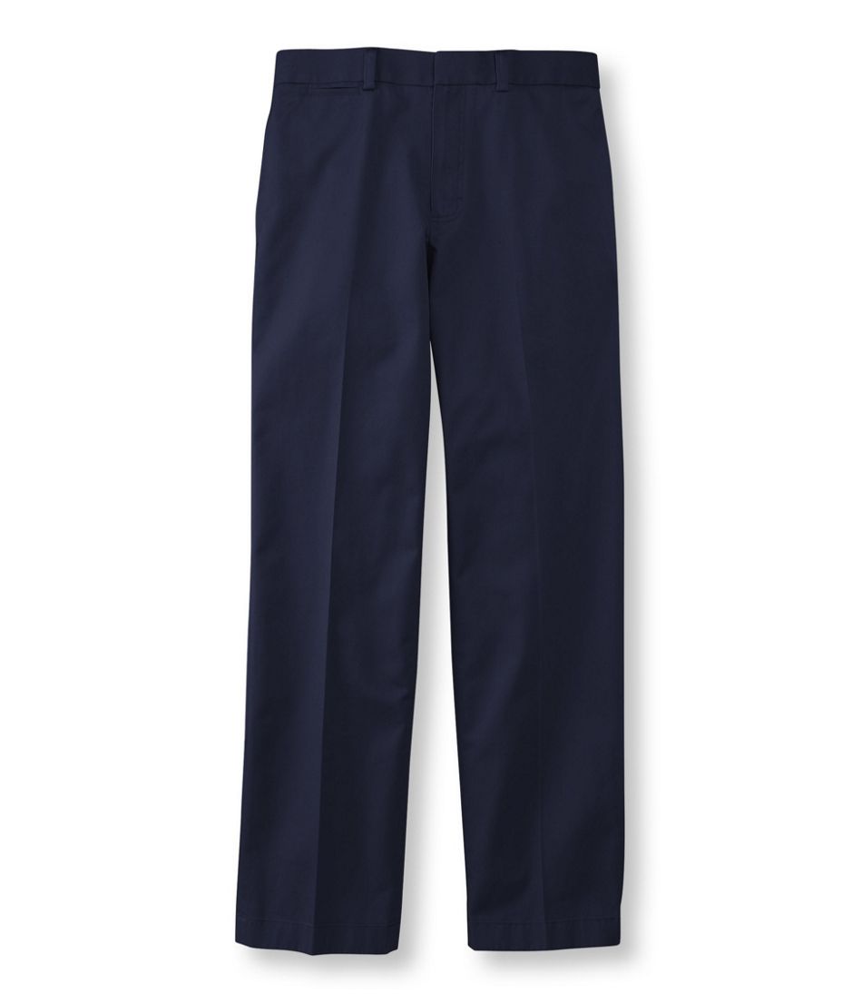Men's Wrinkle-Free Dress Chinos, Standard Fit Plain Front | Pants ...