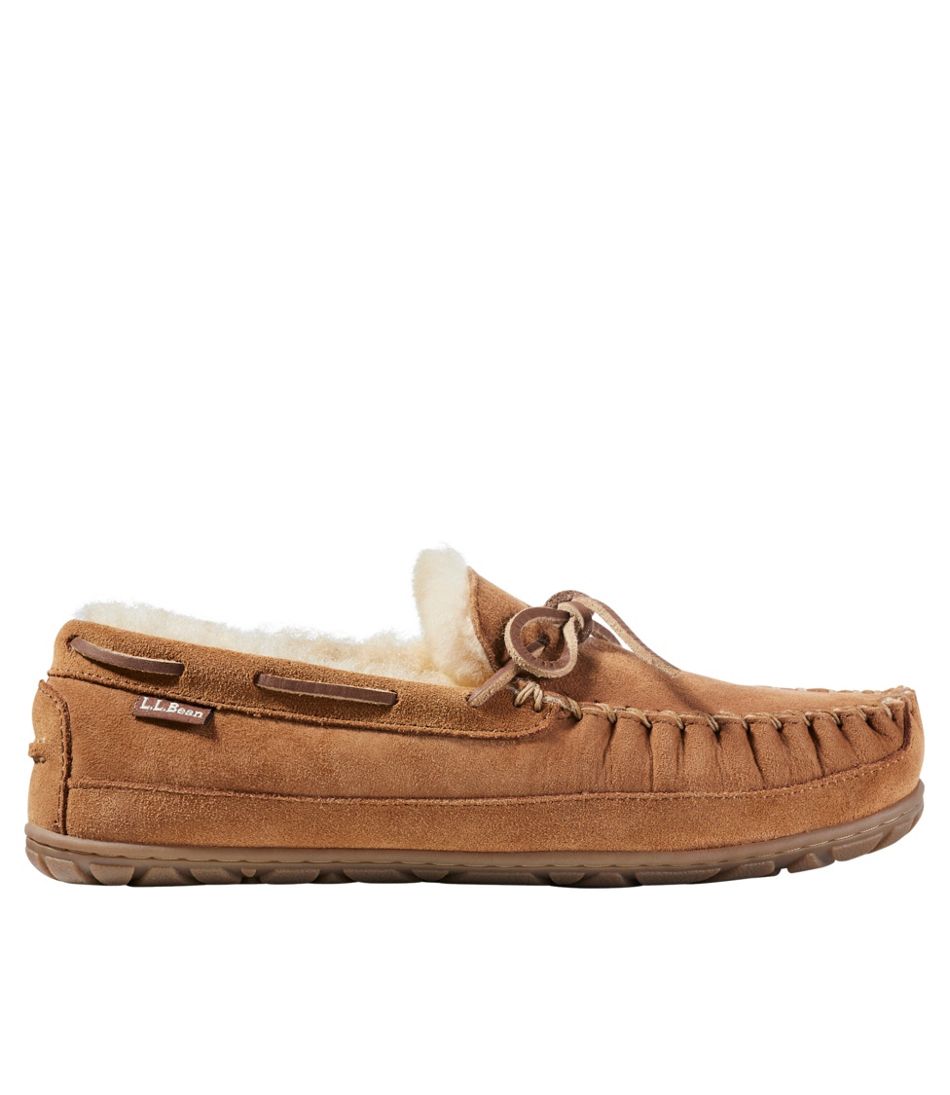 Shearling Moccasin Slippers