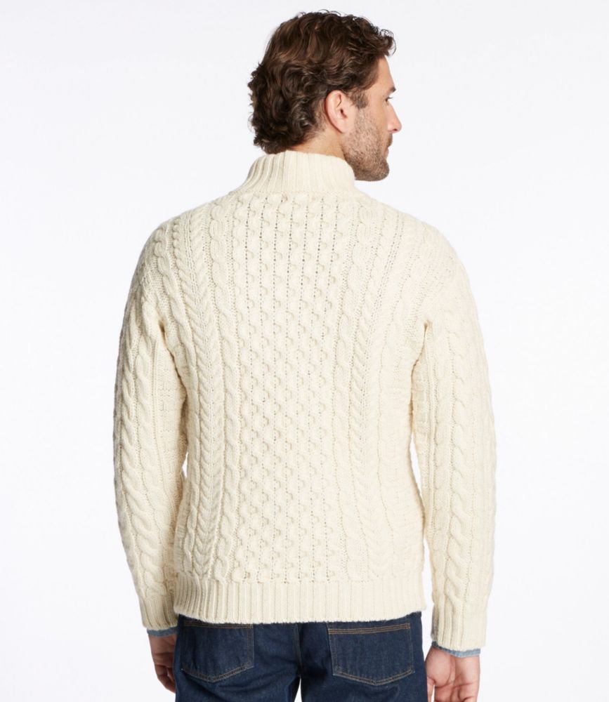 ll bean aran sweater