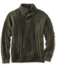 Men's Heritage Sweater, Irish Fisherman's Button-Mock | Free Shipping ...