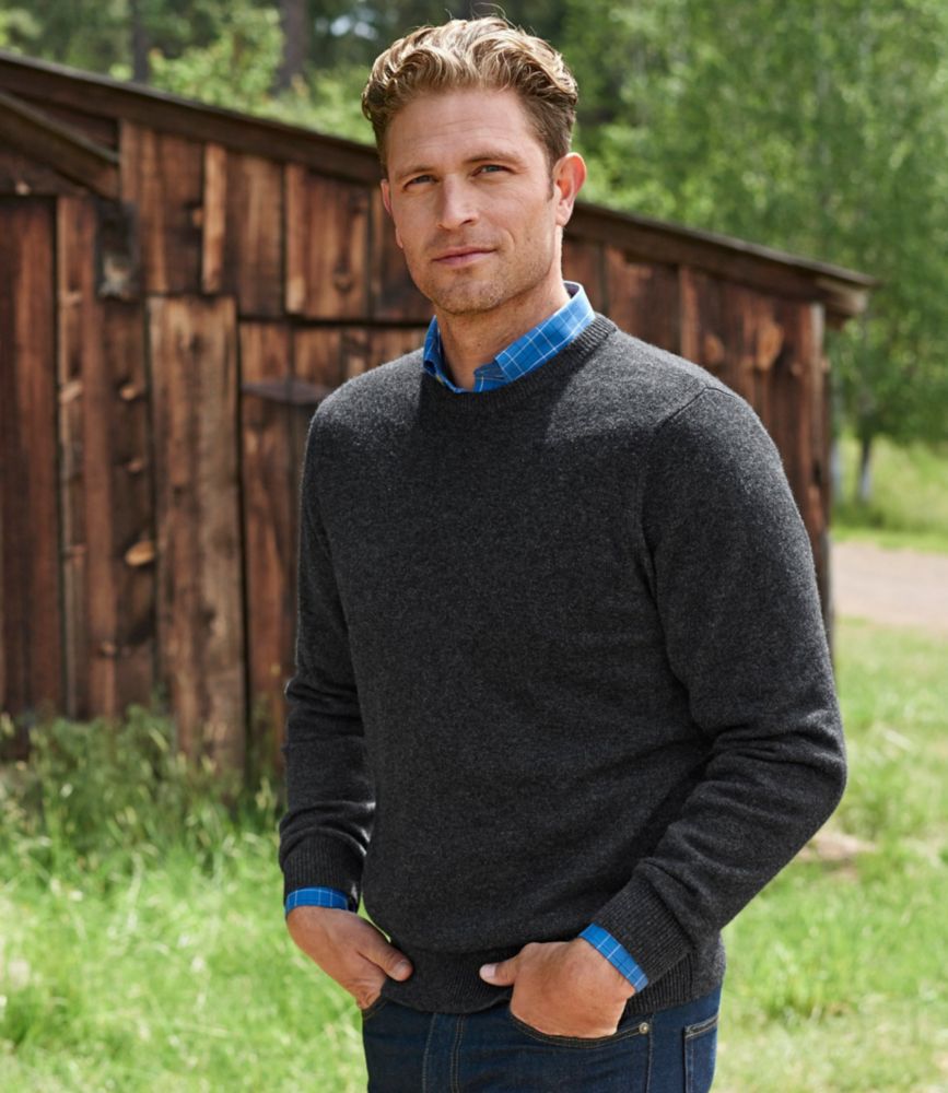 ll bean men's crewneck sweatshirt