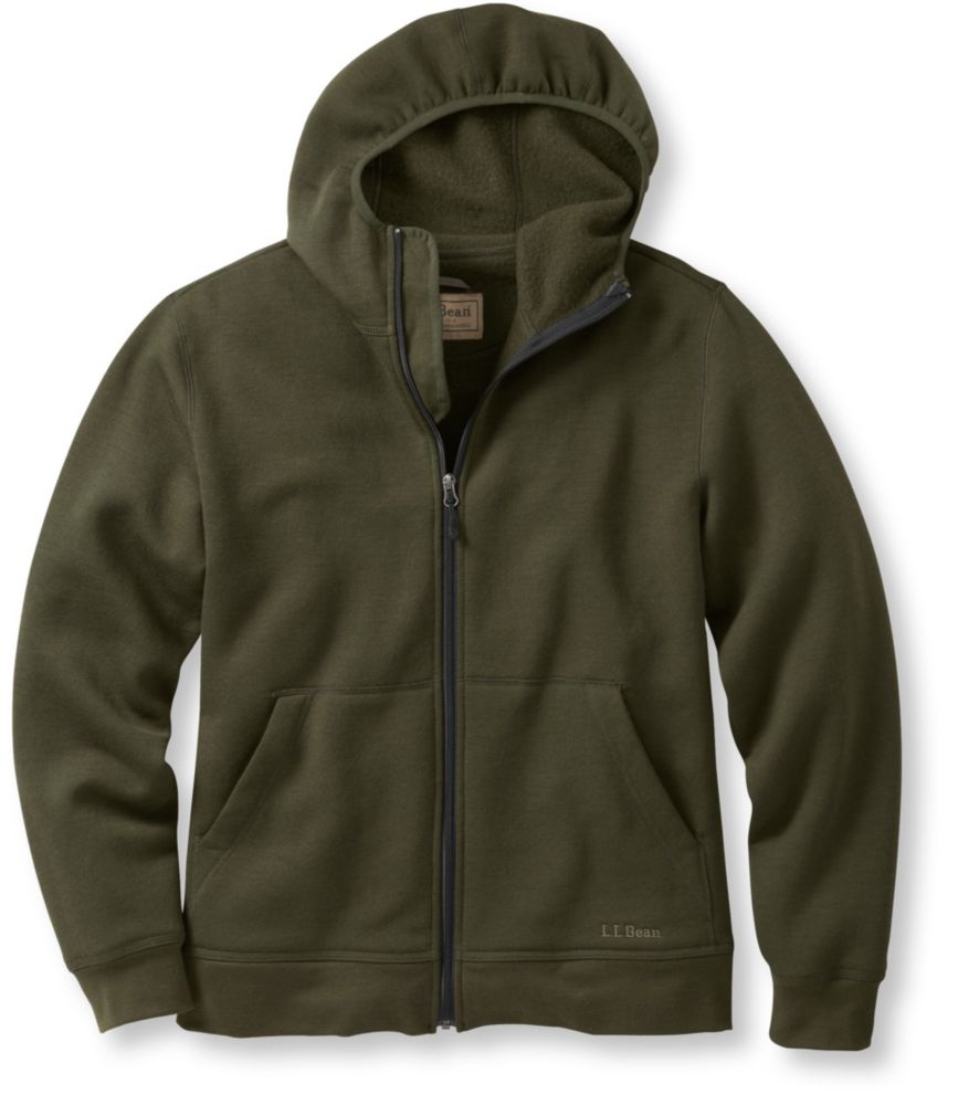 merino wool full zip hoodie