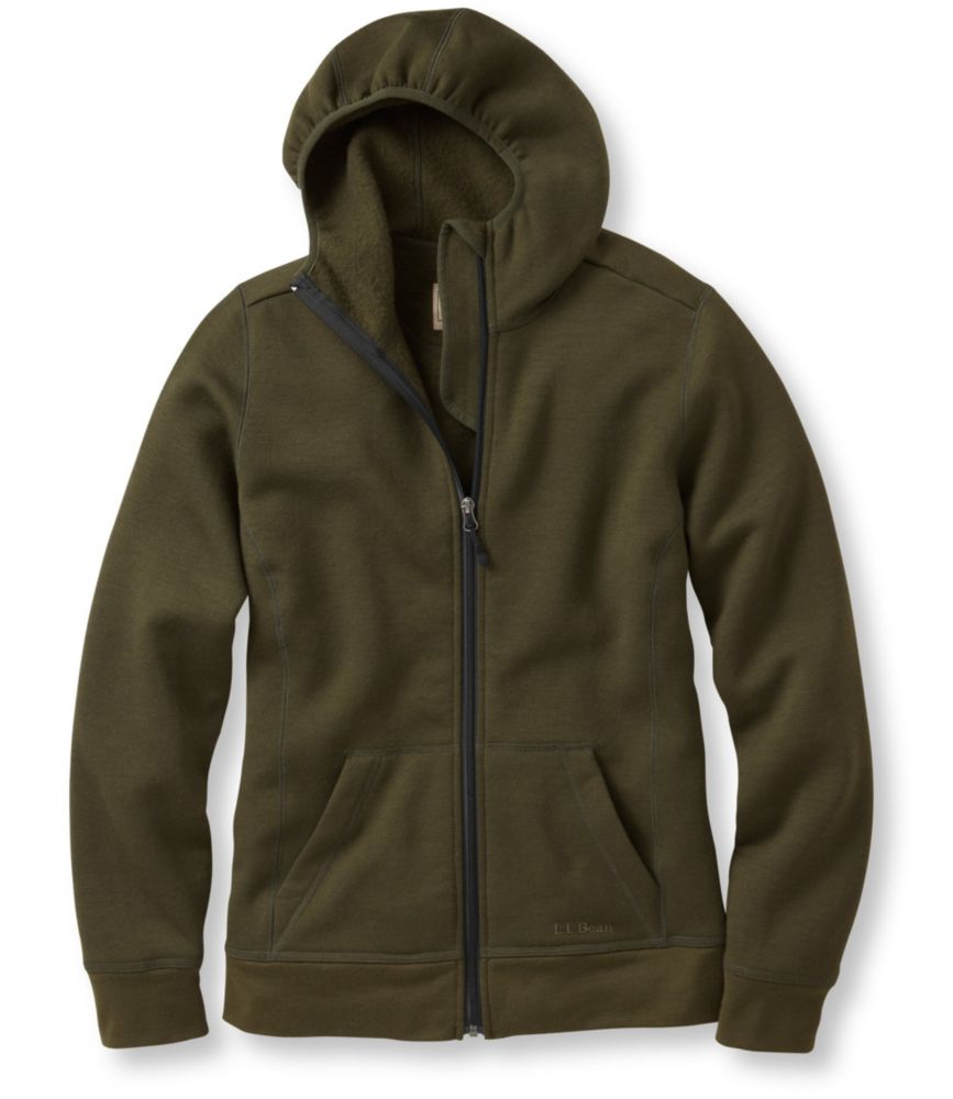 merino wool zip up