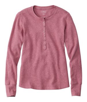 Women's Waffle-Knit Henley