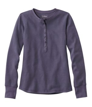 Women's Waffle-Knit Henley