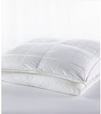 Sateen White Goose Down Comforter, Warmer