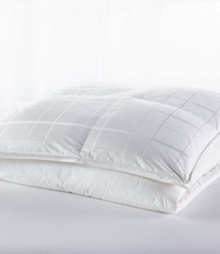 Sateen White Goose Down Comforter Warmer Comforters at L.L.Bean