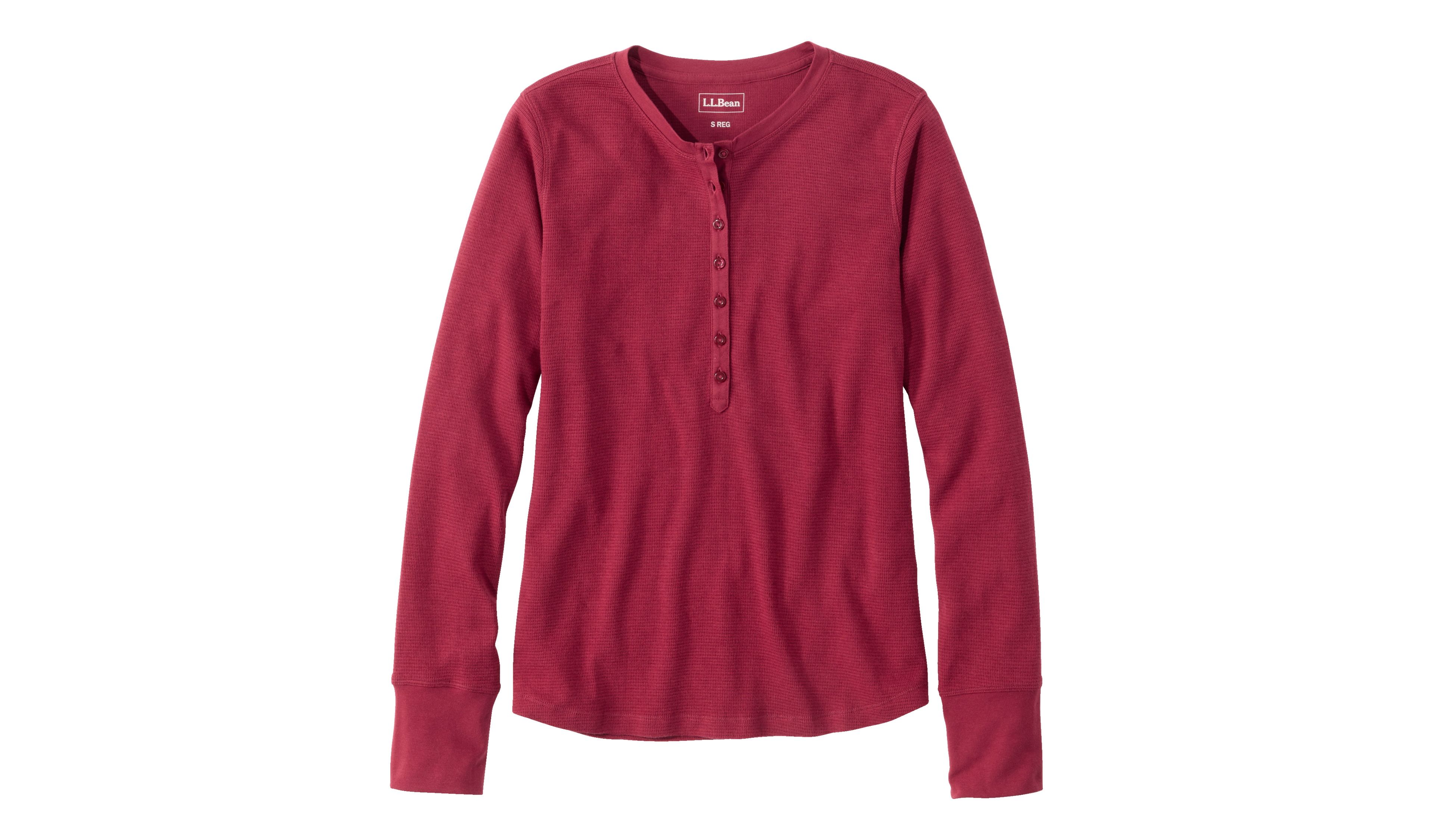 Women's Waffle-Knit Henley