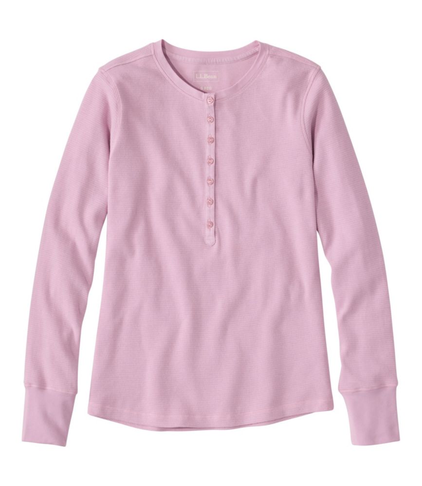 Women's Waffle-Knit Henley
