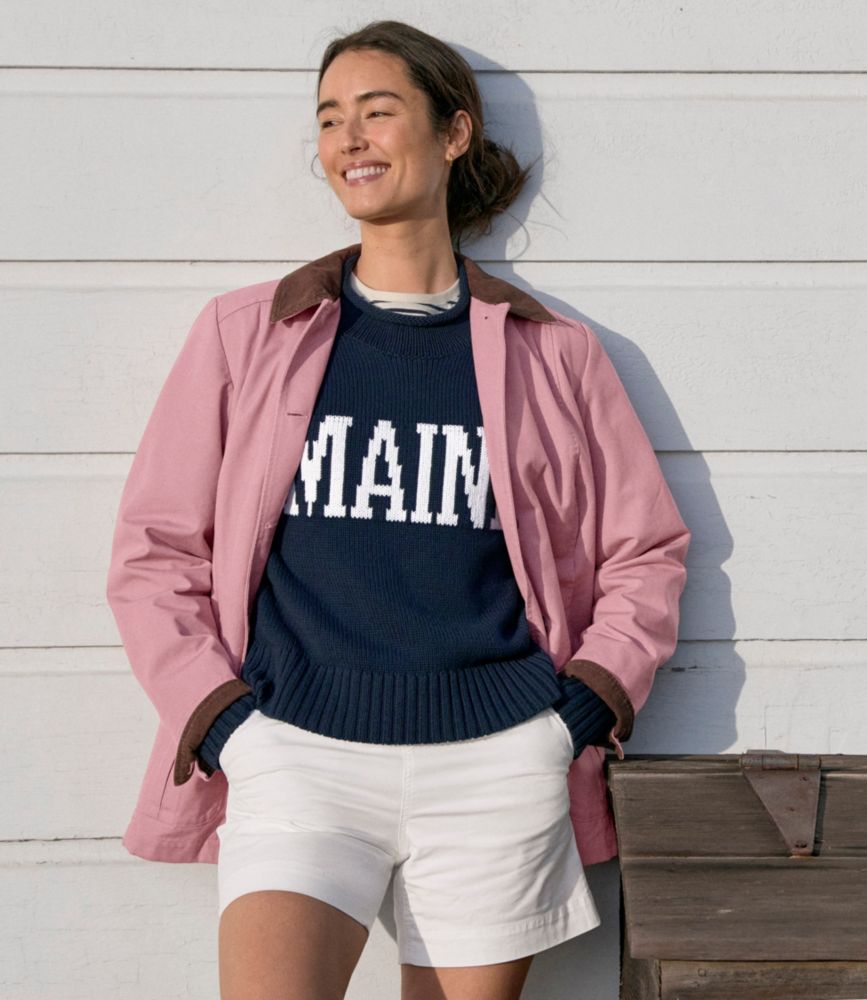 Women's Adirondack Barn Coat, Flannel-Lined, Dark Khaki, small image number 8