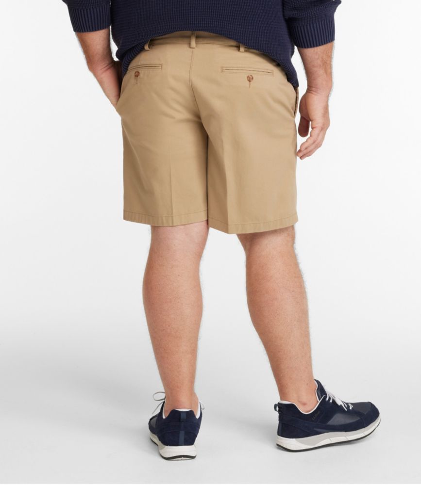 Men's Wrinkle-Free Double L® Chino Shorts, Classic Fit, 8", Carbon Navy, small image number 6