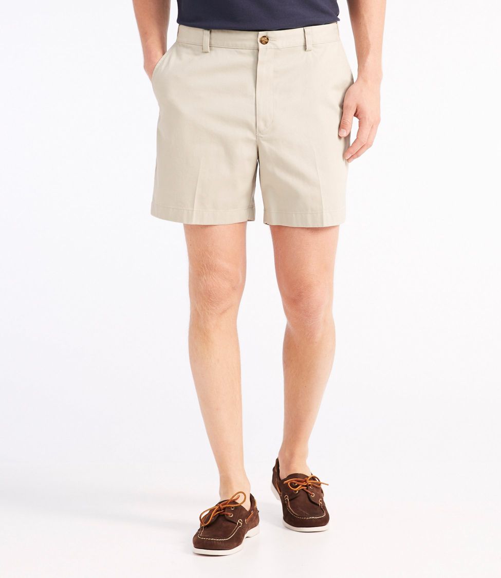 Men's Wrinkle-Free Double L® Chino Shorts, Natural Fit, Hidden Comfort  Waist, 6 at L.L. Bean