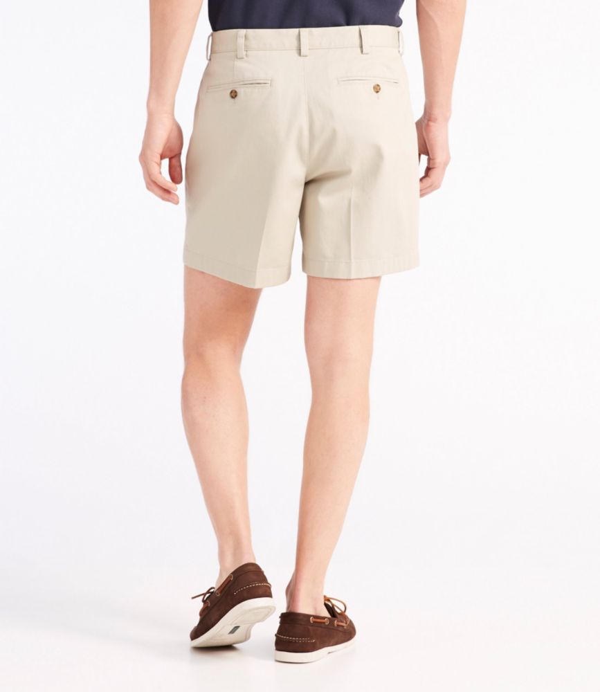 Men's Wrinkle-Free Double L® Chino Shorts, Natural Fit, Hidden Comfort Waist, 6", Carbon Navy, small image number 3