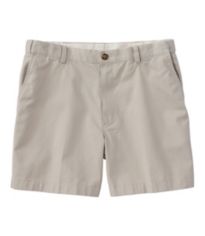 Men's Lakewashed Stretch Khaki Shorts, Pull-On, 8 at L.L. Bean