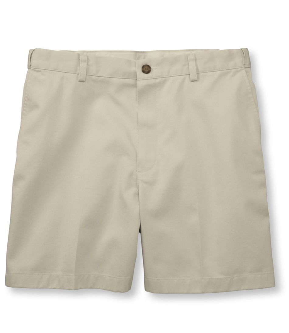 Men's Wrinkle-Free Double L® Chino Shorts, Natural Fit, Hidden Comfort Waist, 6"