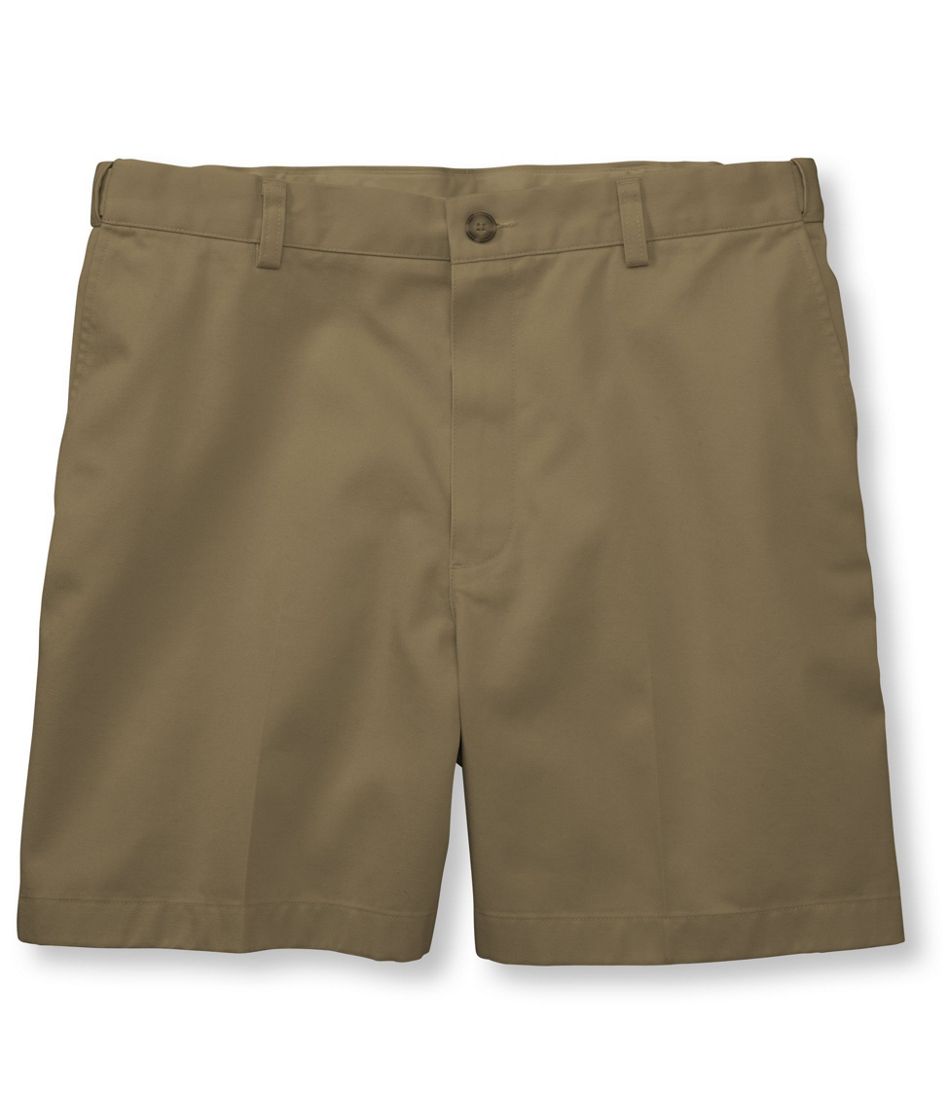 YEEFINE Mens Chino Shorts 6 Inch Inseam Flat Front Stretch Casual