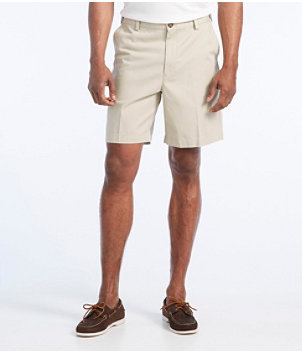 Men's Wrinkle-Free Double L® Chino Shorts, Natural Fit, Hidden Comfort Waist, 8"
