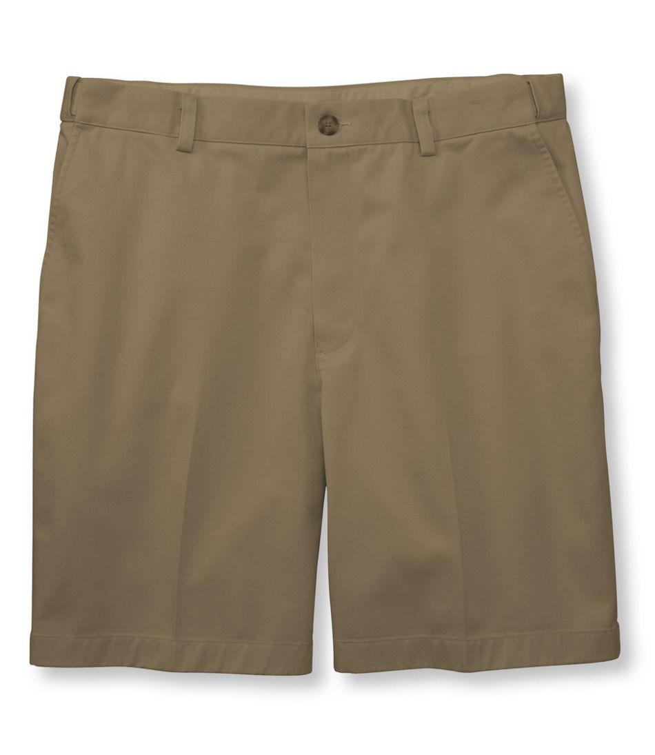 Men's Wrinkle-Free Double L® Chino Shorts, Natural Fit, Hidden Comfort  Waist, 8