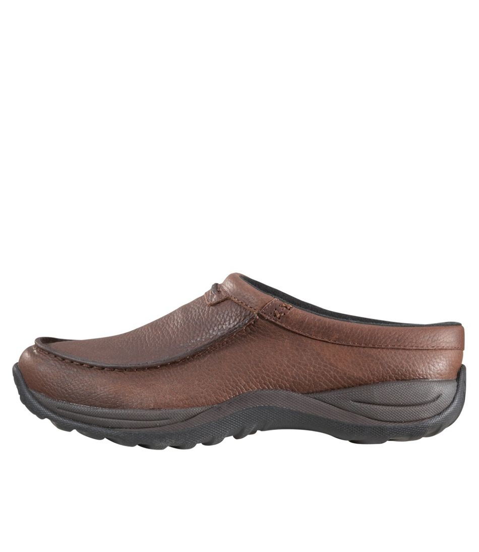 Men's Comfort Mocs, Leather Slides