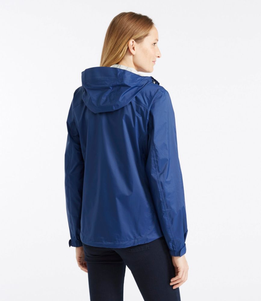 womens blue rain jacket