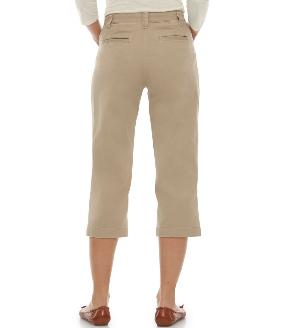 Women's Easy-Stretch Pants, Twill Cropped