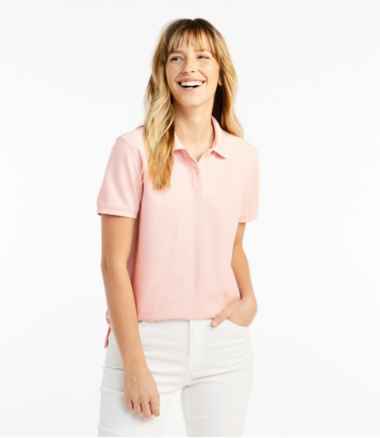 Women's Premium Double L Polo, Relaxed Fit