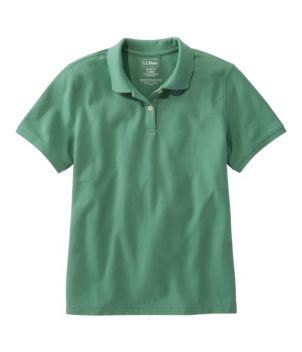 Women's Premium Double L Polo, Relaxed Fit