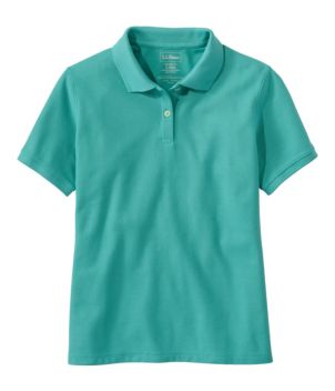 Women's Premium Double L Polo, Relaxed Fit