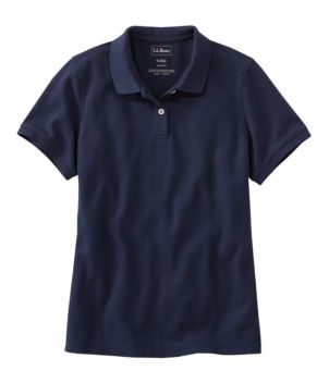 Women's Premium Double L Polo, Relaxed Fit