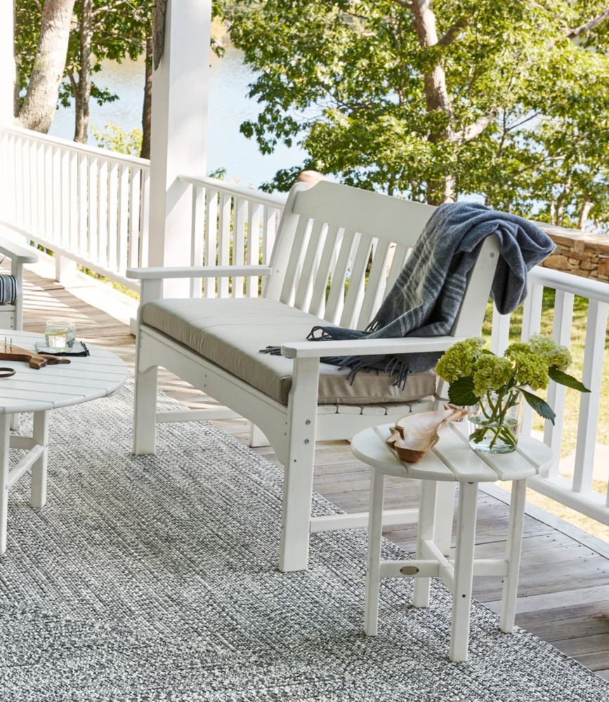 All-Weather Garden Bench, Slate Gray, small image number 5
