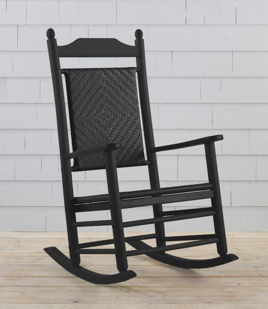 All-Weather Presidential Rocker, Black/Black, small image number 2