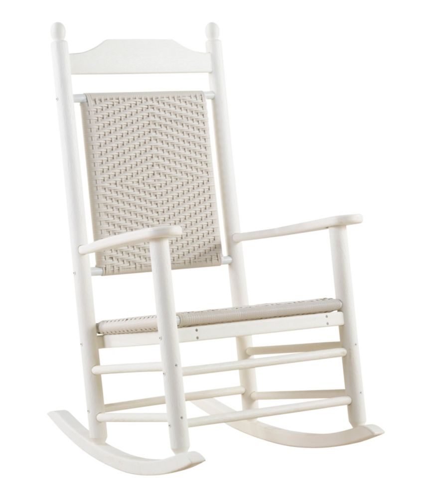 All-Weather Presidential Rocker, White/White, small image number 1